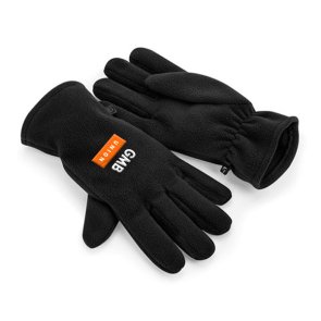 Black Suprafleece Gloves (Personalised)
