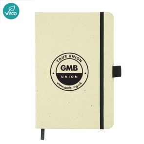 Grass Fibre Eco A5 Notebook (Personalised)